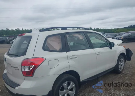 2016 Subaru Forester 2.5I из США, поврежденный, VIN JF2SJABC6GH519909